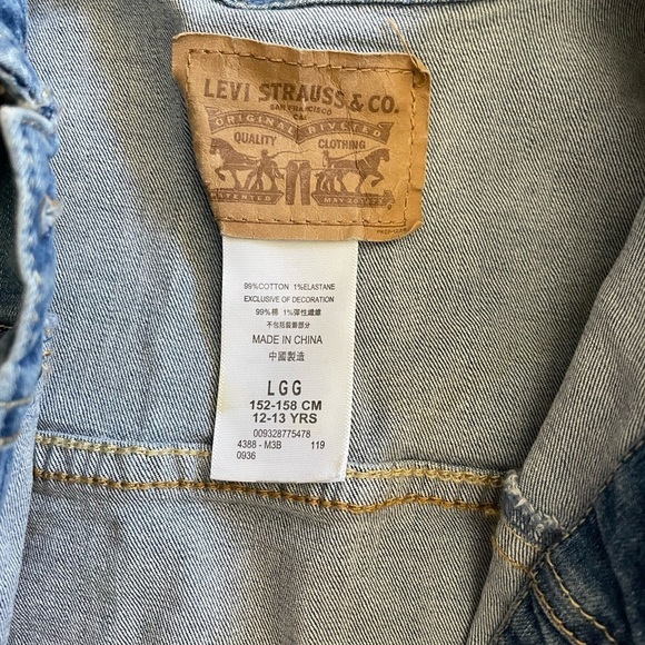 Levi’s Ling Sleeve button up Jean Jacket size Large - Picture 4 of 4